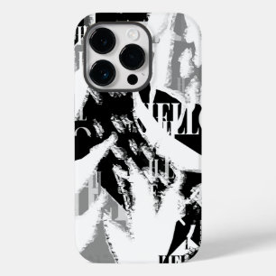 Cinza abstrato Black White