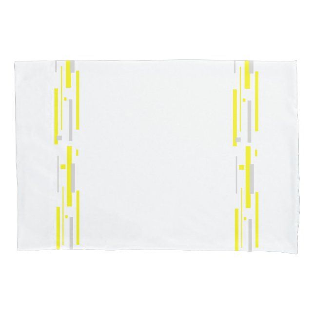 Cinza amarela bloqueia arte Abstrato (Frente)