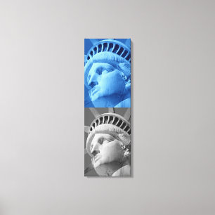Cinza Azul da Canvas da Liberdade