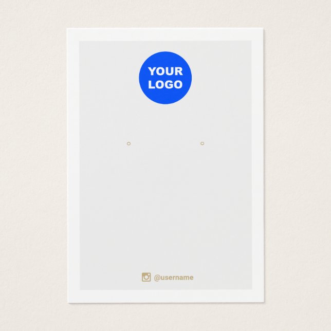 Cinza Branco Adicionar Logotipo Mostrando Mídia So (Frente)