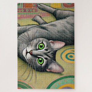 Cinza Cat 1000 Piece Quebra-cabeça