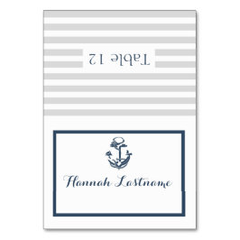 Cinza de ancoragem e cartão de Marinho azul
