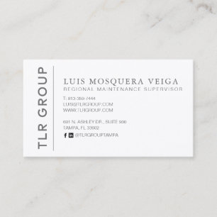 Cinza de Cartões de visitas corporativa