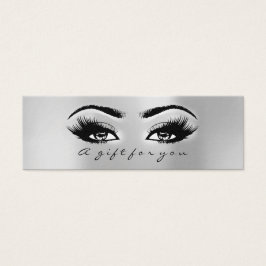 Cinza de Certificado Pequeno! Lashes Makeup Artist