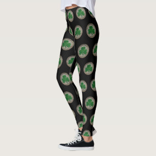 Cinza De Pedra Nas Leggings Celtas