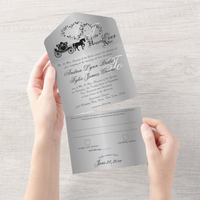 Cinza de Prata de Casamento Justo (Tearaway)