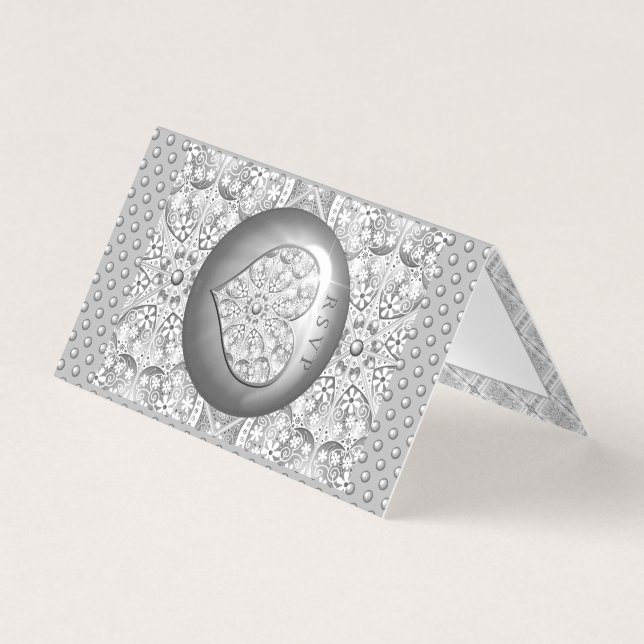 Cinza de rendas cerâmicas (Frente)