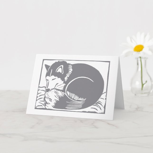 Cinza de Rouco e Cartão de Saudação Branca (Planta pequena)