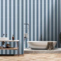 Cinza Dusty Blue & Dark Dusty Largura 4 Polegadas