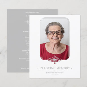 Cinza Funeral Orçamento Foto do Efeito Lace Ornam