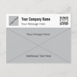 Cinza Genérica de Modelo de Cartão Postal 1