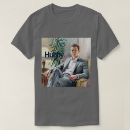 Cinza Hubby T-Shirt