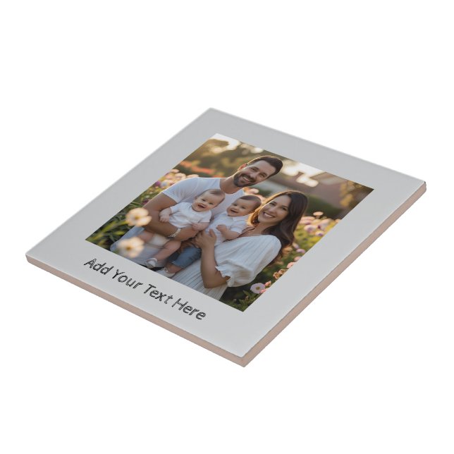 Cinza leve Cria seu próprio Azulejo cerâmico (Lateral)