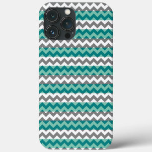 Cinza Mint Chevron Zigzag