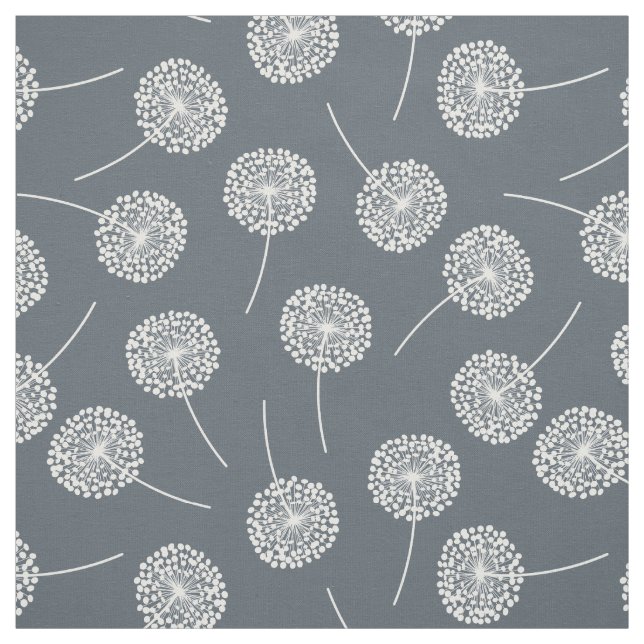 Cinza Moderna Tecido de Dandelion (Modelo)