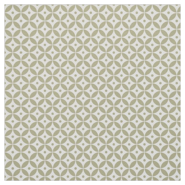 Cinza Olive Geométrico Pattern Shippo. Tecido de i (Modelo)