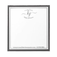 Cinza Personalizada | Da Mesa Do Bloco De Notas