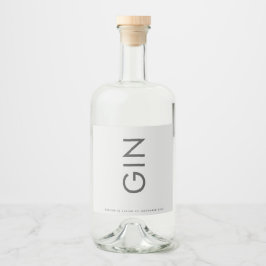 Cinza Premium Ultimate Modern Monograma Bold Gin
