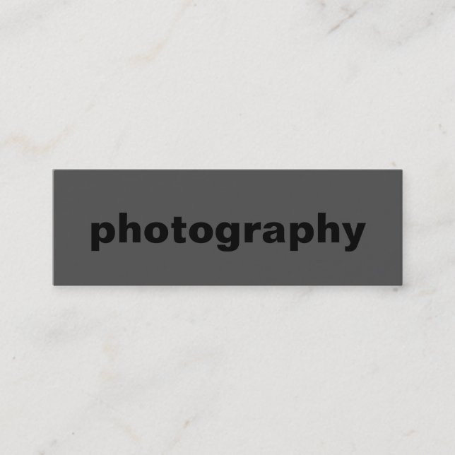 Cinza Preto para Fora do Tamanho Mínimo Cartão de  (Frente)