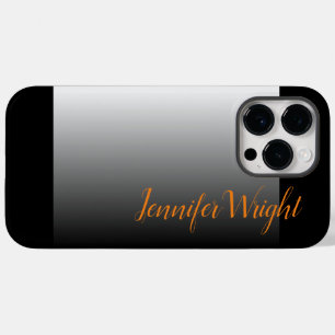 Cinza profissional de escrita manual minimalista p