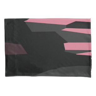 cinza rosa e abstrato preto