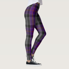 Cinza Roxo - Cinza das leggings femininas do Tarta