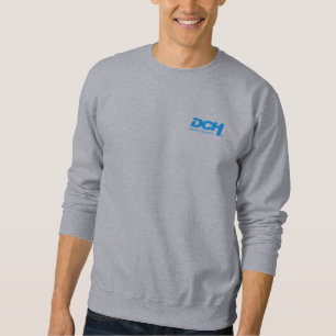 Cinza - Suéter - Logotipo azul DCH