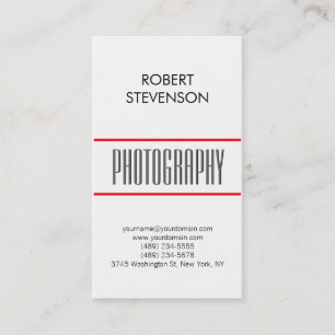 Cinza Vertical Linhas Vermelhas Cartão de visita A