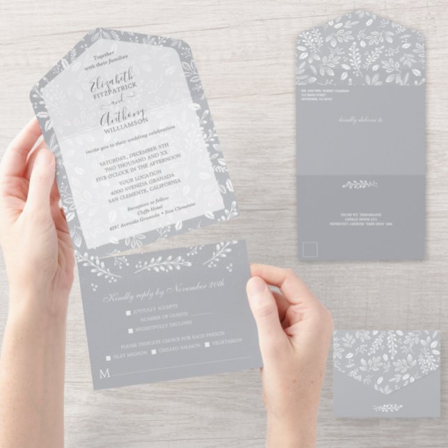Cinzas Brancas Sem Envelopes Casamento (Criador carregado)