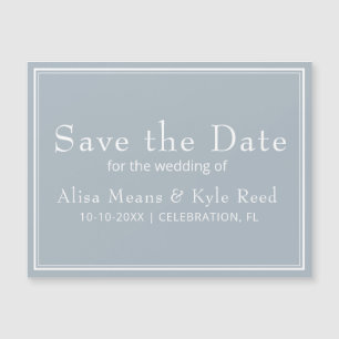 Cinzas de Luz Minimalista Moderna Salve a Data