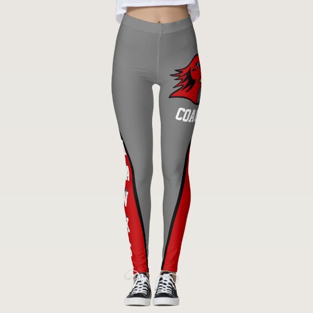 Cinzas de Ventiladores e Leggings de Mascote Verme (Frente)