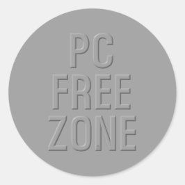 CINZAS de zona livre para PCs grandes adesivos red