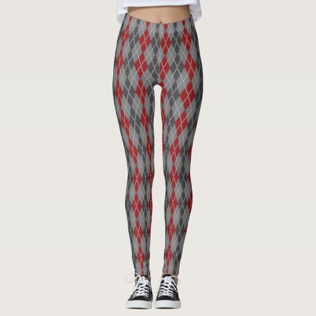 Cinzas e Brasas Leggings Argyle (Frente)