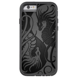 Cinzas e Dragões Yin Yang Voadores Negros