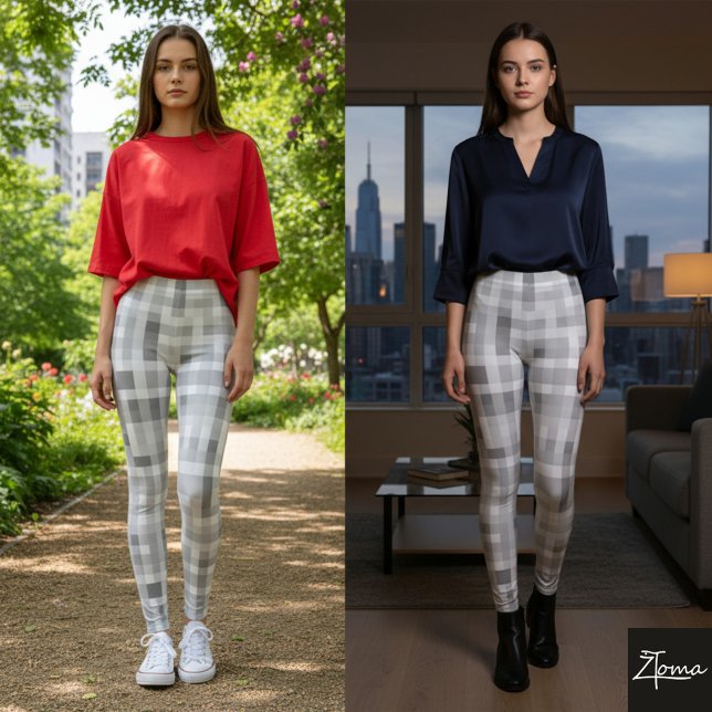 Cinzas e Leggings de Glam Branco (Criador carregado)