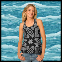 Cinzas Modernas e Gráfico Branco sobre Mulheres Ne