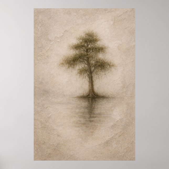 Cipreste Antigo | Arte de Paisagem | Poster (Frente)