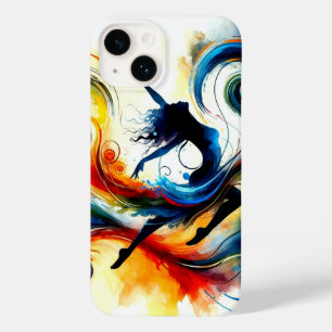 Circle Dance Girl iPhone 14 Case