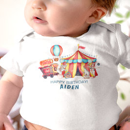 Circo do Carnaval Aniversário Azul Grande Top