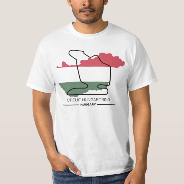 Circuit Hungaroring T-Shirt For Formula 1 fans  (Frente)