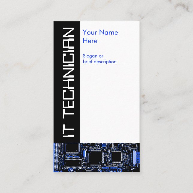 Circuite o azul 2" ELE cartão de visita do (Frente)