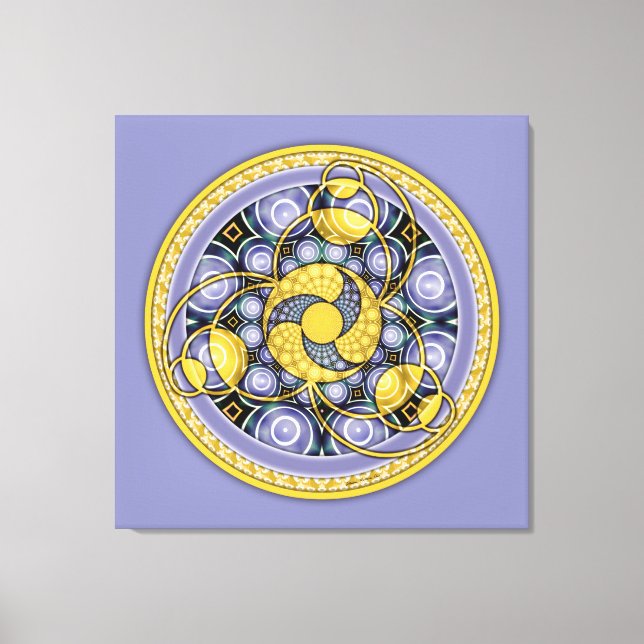 Círculo Crop Mandala 5, Canvas (Frente)
