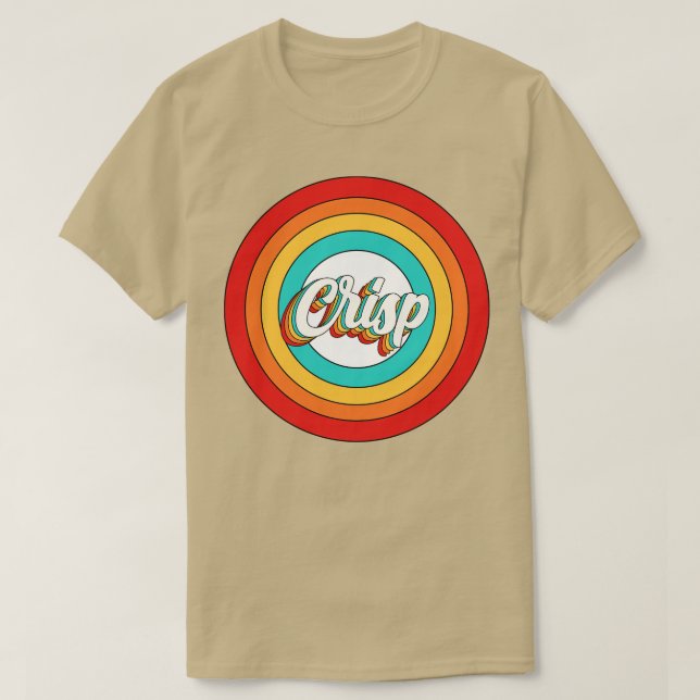 Círculo de Crise da Imagem de Camisa de Nome Crisp (Frente do Design)