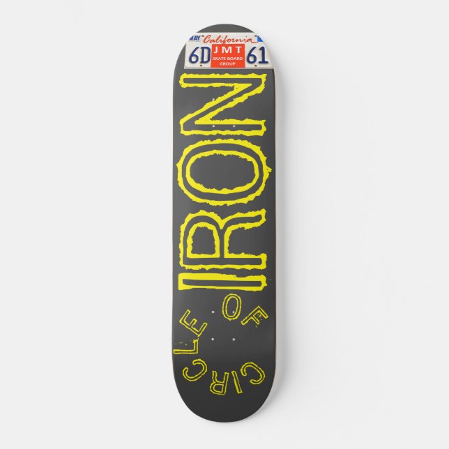 CÍRCULO DE FERRO JMT EUA Skateboard (Frente)