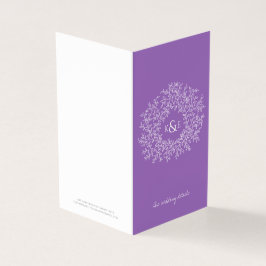 Círculo de folhas mapa e detalhes de casamento rox