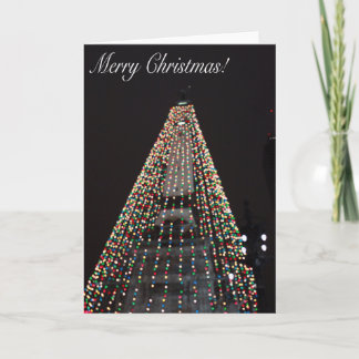 Círculo de Indianapolis do cartão de Natal das