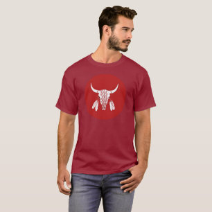 Círculo de t-shirts de maroa de Red Ghost Dance B