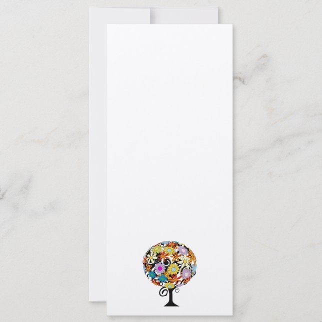 Círculo Mágico de Florestas de Amor Convites de Ca (Frente)