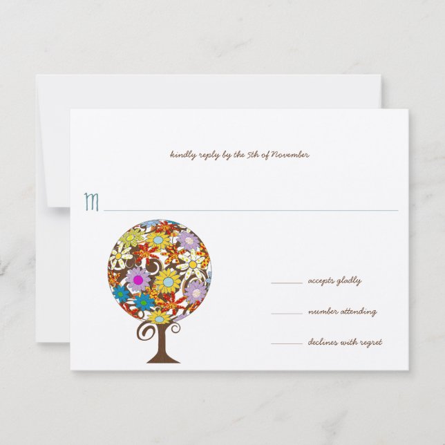 Círculo Mágico de Florestas de Amor Convites de Ca (Frente)