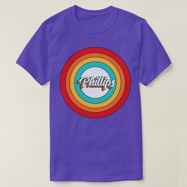Círculo Phillips de Camisa Vintage Fillips (Frente do Design)